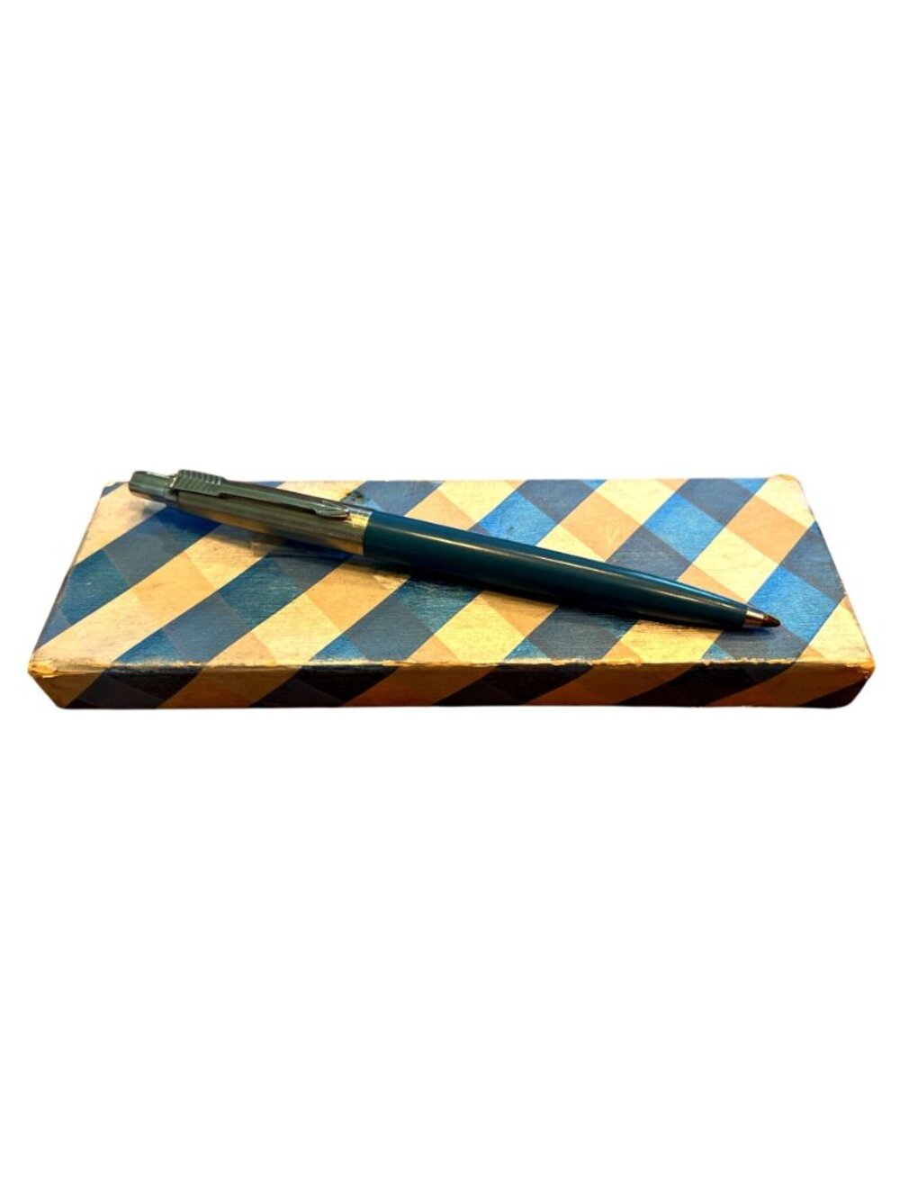 Vtg Parker Jotter Pardners Set  Ballpoint Pen Mechanical Pencil Blue Made In USA - Picture 3 of 4